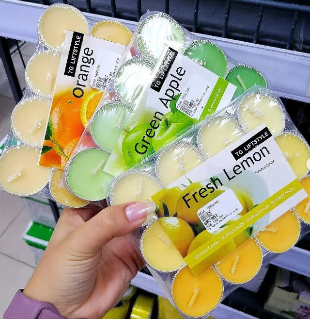 Pack of 6 Scented Candles