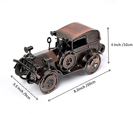 Handcrafted Metal Vintage Car