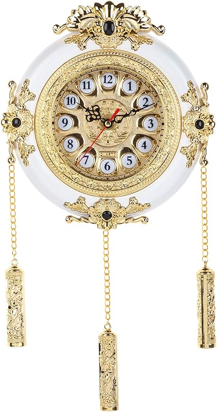Luxury Gold-Plated Wall Clock