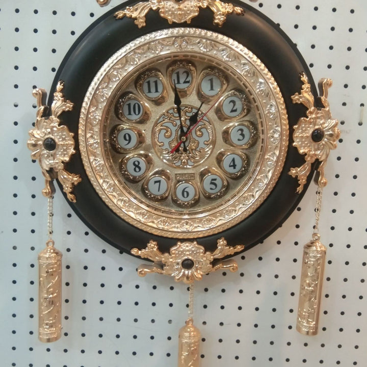 Royal Designer Gold Plated Wall Clock