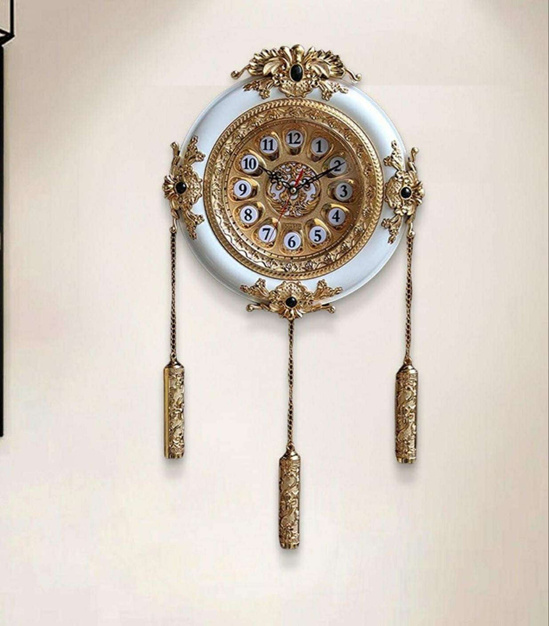 Luxury Gold-Plated Wall Clock Need & Luxury