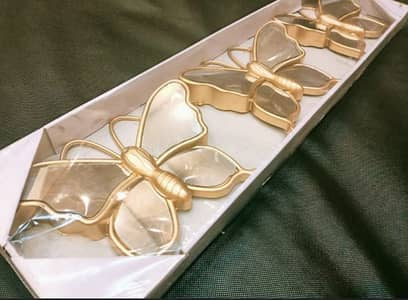 Set of 3 Butterfly Wall Mirrors  I 3 Pcs Wall Mirrors For Home and Decor