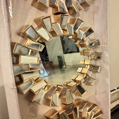 Pack of 3 Unique Wall Mirrors – Modern & Aesthetic Home Décor