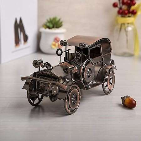 Handcrafted Metal Vintage Car Need & Luxury