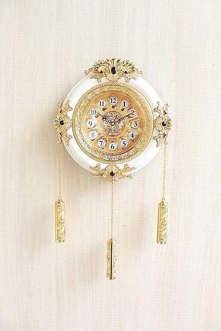 Luxury Gold-Plated Wall Clock Need & Luxury
