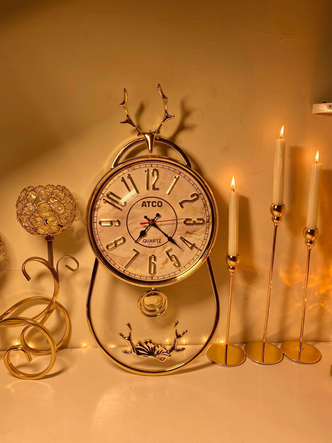 Premium Markhor Design Wall Clock – A Symbol of Strength & Elegance Need & Luxury