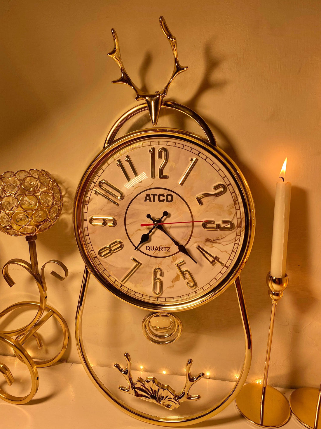 Premium Markhor Design Wall Clock – A Symbol of Strength & Elegance Need & Luxury