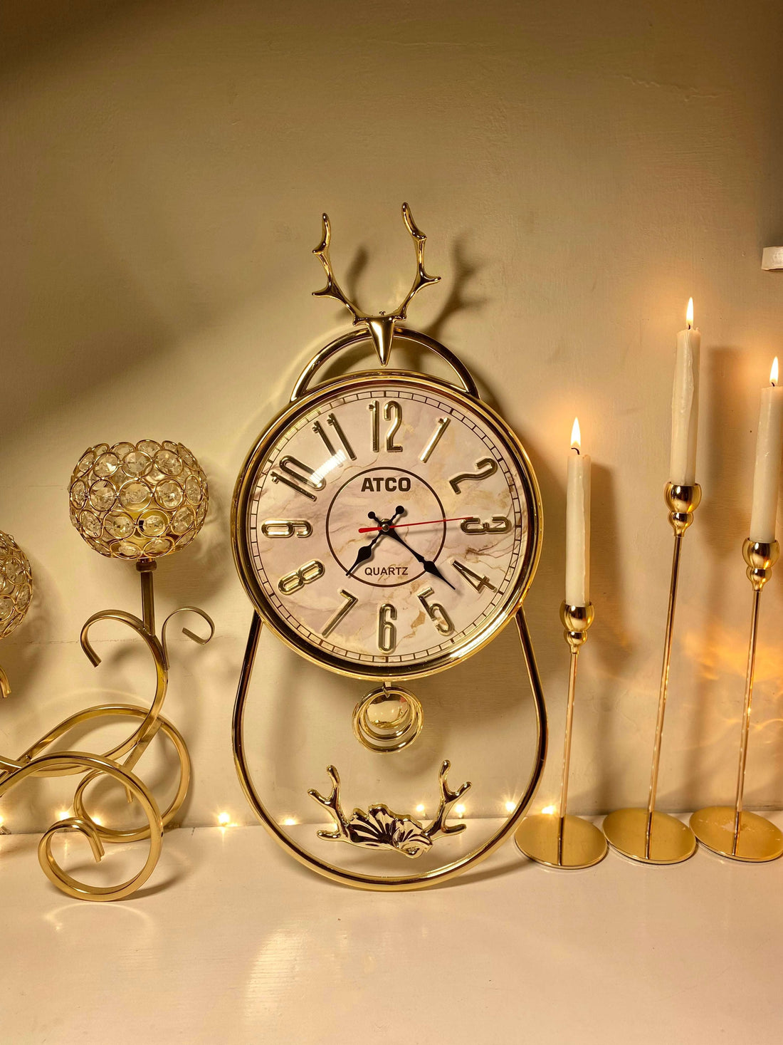 Premium Markhor Design Wall Clock – A Symbol of Strength & Elegance Need & Luxury