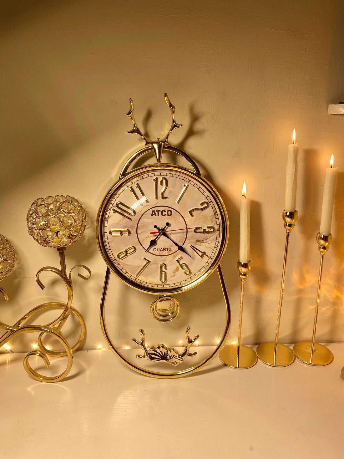 Premium Markhor Design Wall Clock – A Symbol of Strength & Elegance Need & Luxury