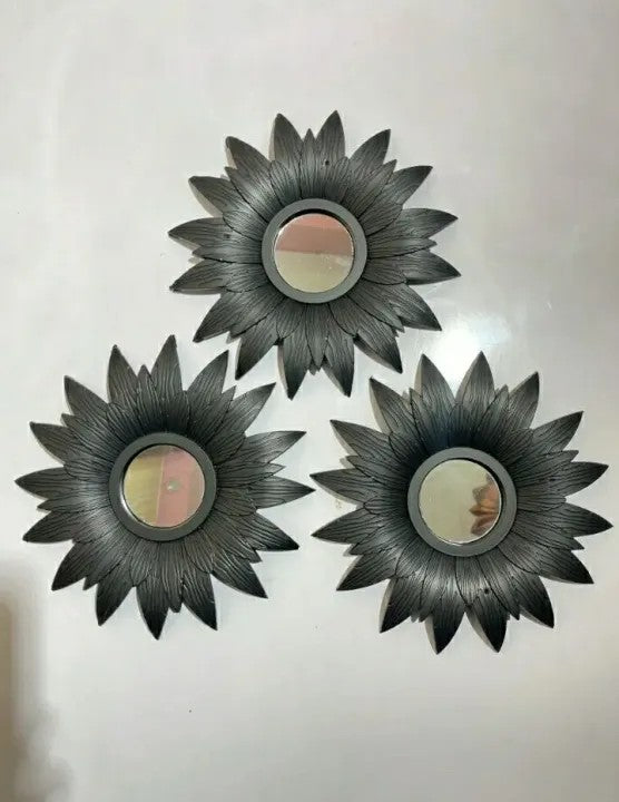 SUNFOWER BLACK 3PC MIRROR
